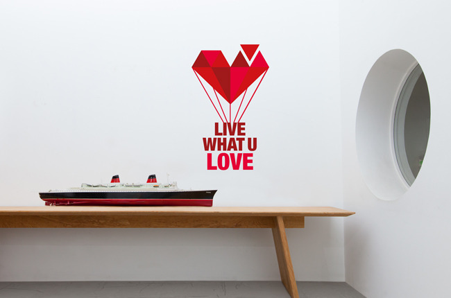 LIVE WHAT YOU LOVE WALL DECAL