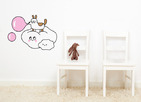 BUBBLE DOG WALL DECAL