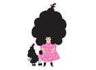 TINA DECAL CHALK BOARD PINK