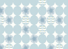 DOTTY FLOWER WALLPAPER  - WALL & PAPER