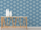 ORNAMENTAL OGEE WALLPAPER  - WALL & PAPER