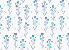 FLOWER BUNCH WALLPAPER - WALL ַ& PAPER